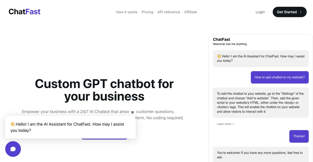 ChatFast: The Ultimate AI Chatbot for Your Business