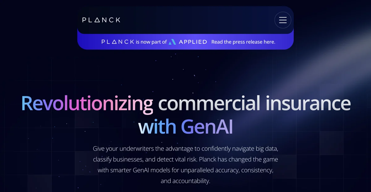 Planck: Transforming Commercial Insurance with GenAI