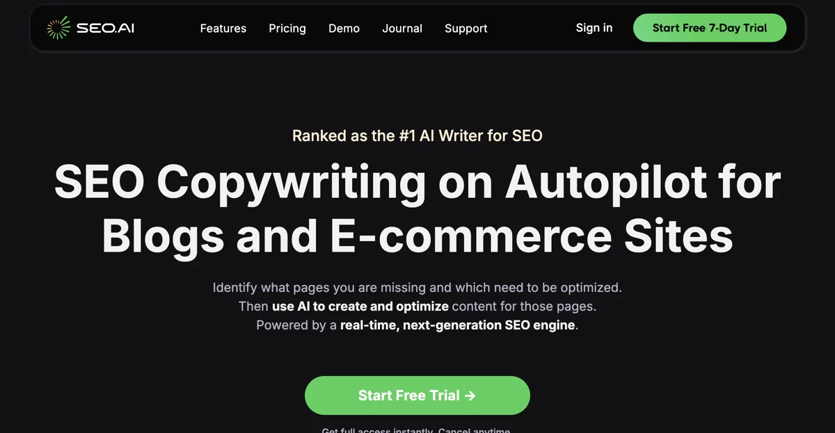 SEO.AI: The Ultimate AI Writer for SEO Optimization