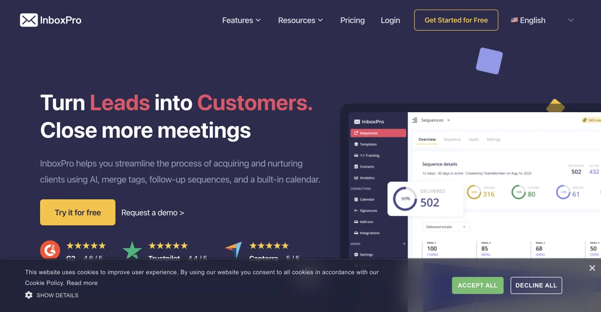 InboxPro: Turn Leads into Customers with AI Email Tools