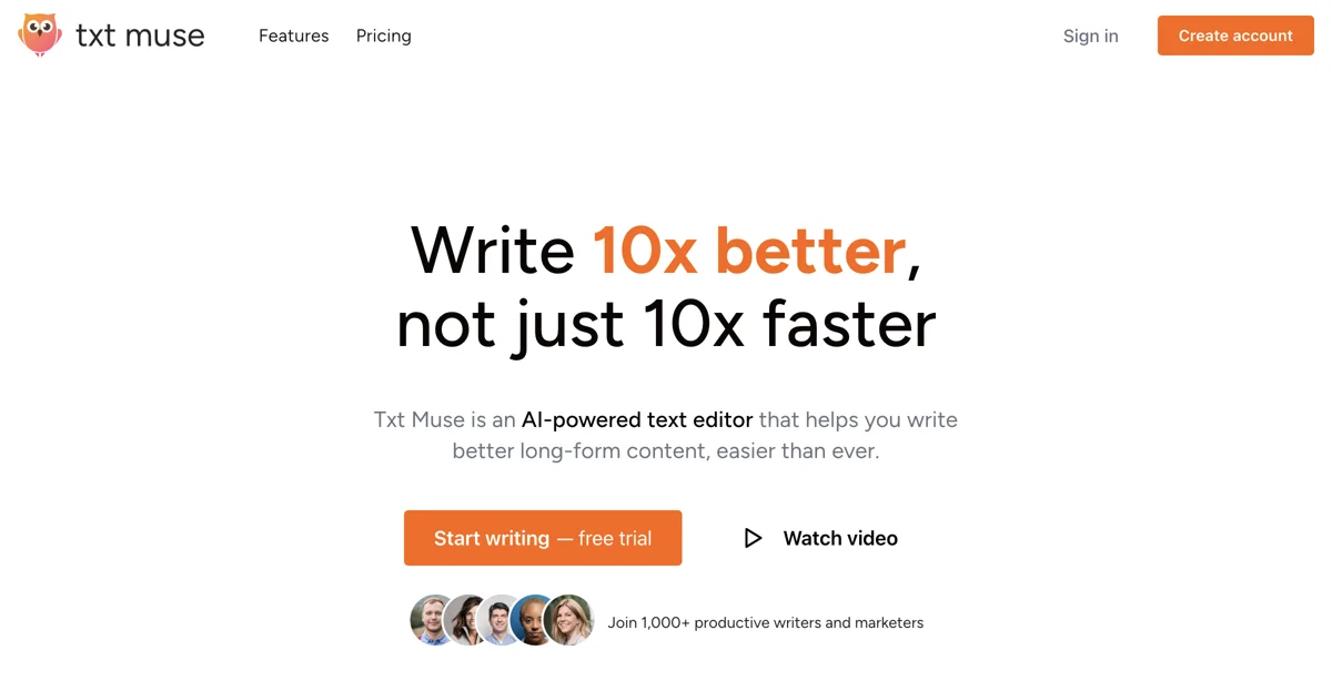 Txt Muse: The AI Writing Assistant You Need