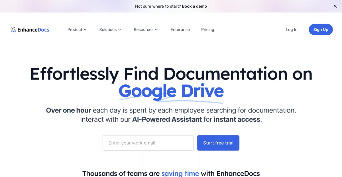 EnhanceDocs - Revolutionize Your Documentation Search Experience