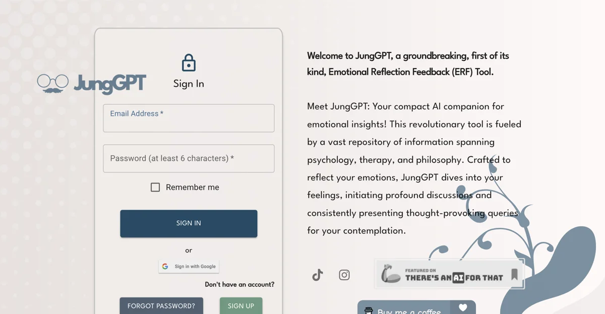 JungGPT: The Ultimate Emotional Reflection Feedback Tool