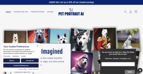 Pet Portrait AI