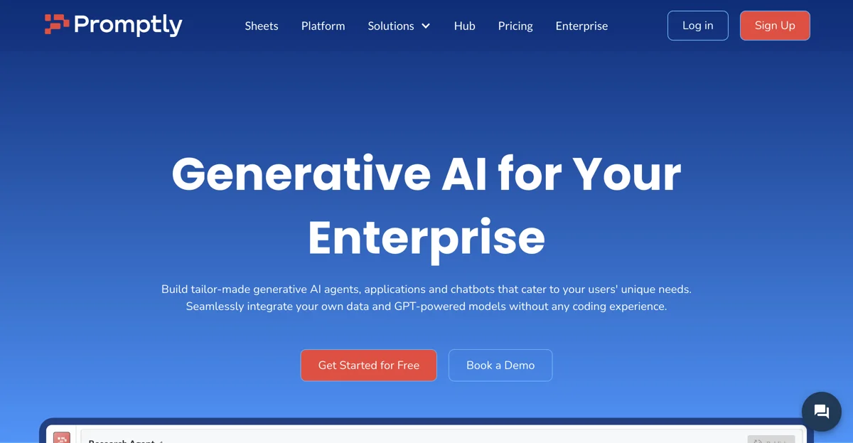 Promptly: No-Code AI App Builder for Enterprises