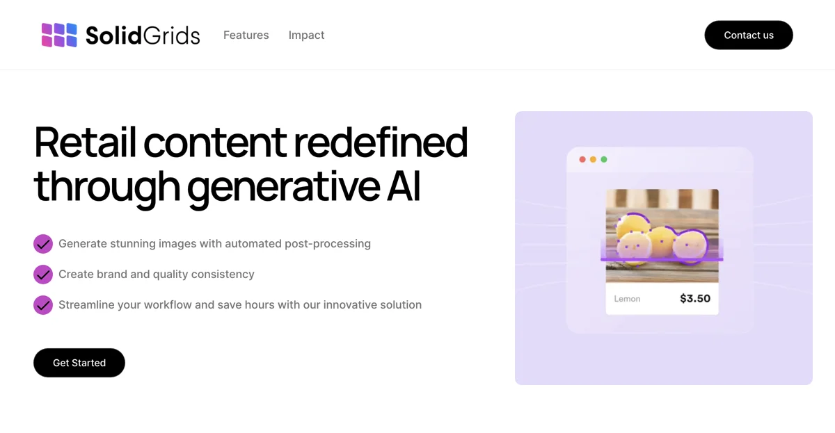 SolidGrids: Revolutionizing E-commerce with Automated Image Enhancement