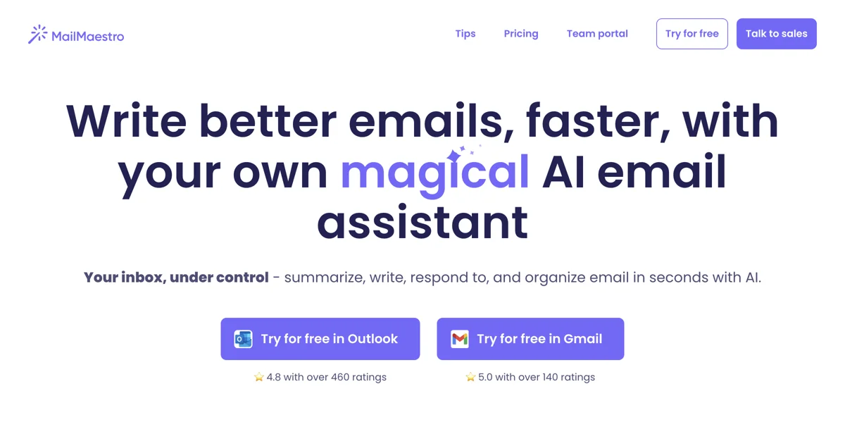 MailMaestro: Your Magical AI Email Assistant