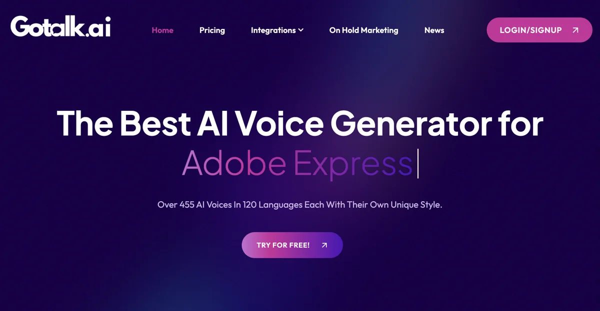 Gotalk.ai: The Ultimate AI Voice Generator for YouTube