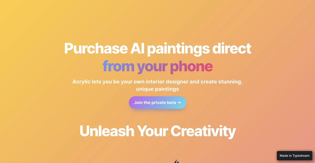 Transform Your Home with Acrylic: Your AI Art Companion