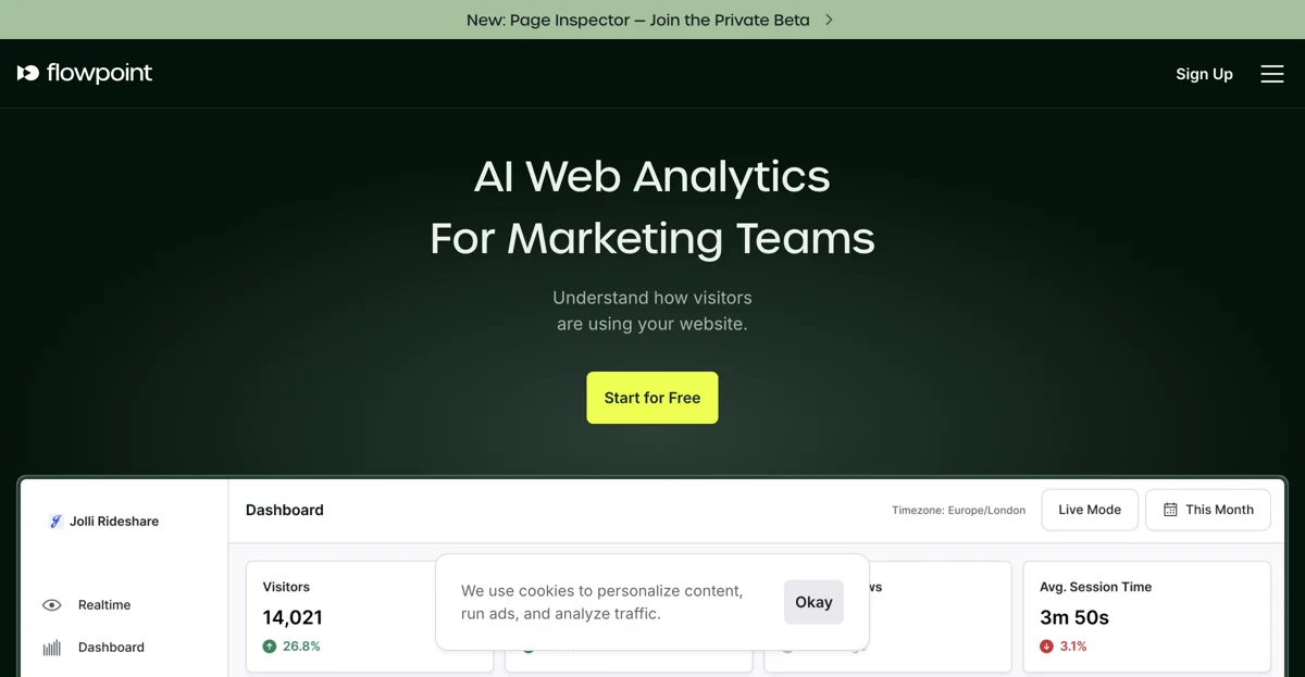 Optimize Your Marketing with Flowpoint's AI Web Analytics