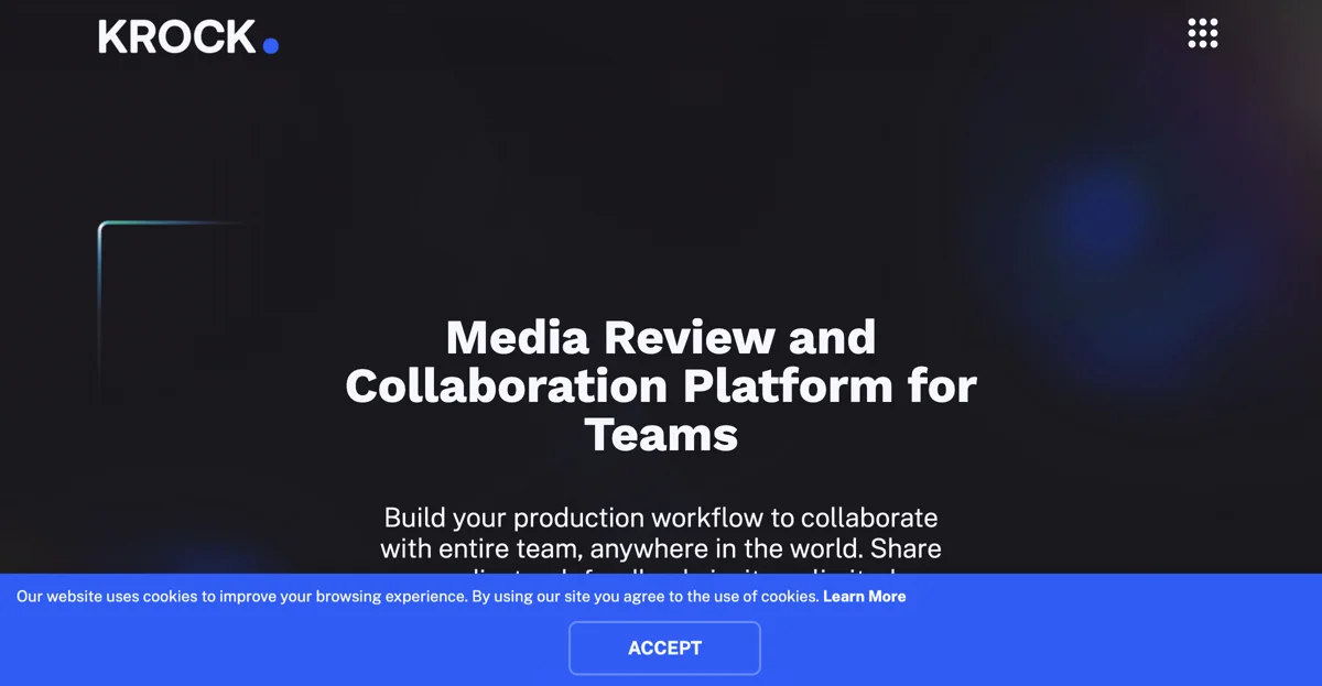 KROCK.IO: Media Review & Collaboration Software for Teams