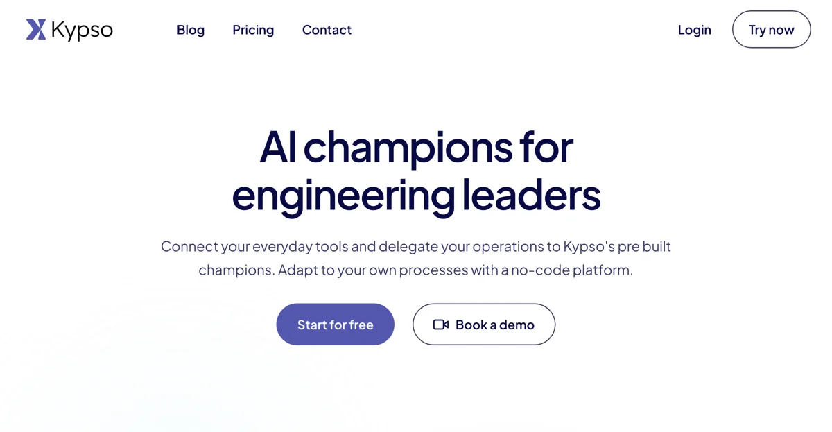 Kypso: AI Champions for Software Teams