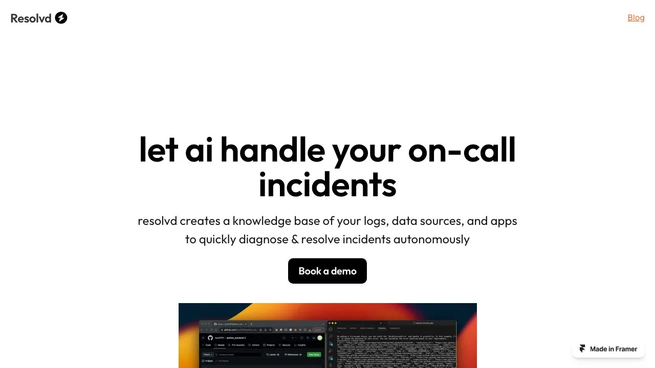 Resolvd: Automate Your Incident Response with AI