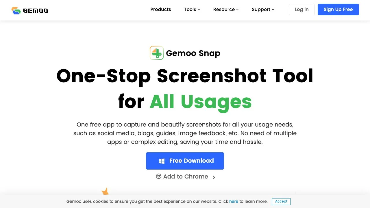 Gemoo Snap: The Ultimate Free Screenshot Tool