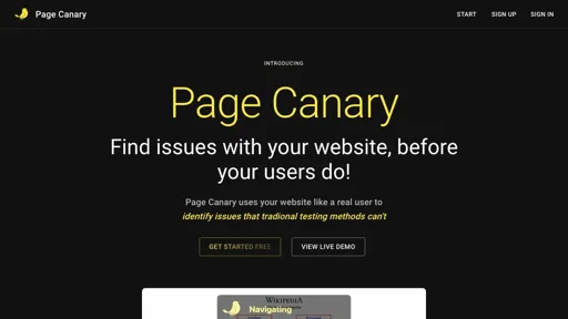 Page Canary