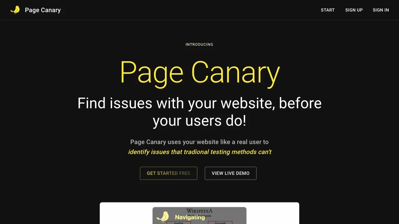 Page Canary: The Ultimate Website Quality Assurance Tool