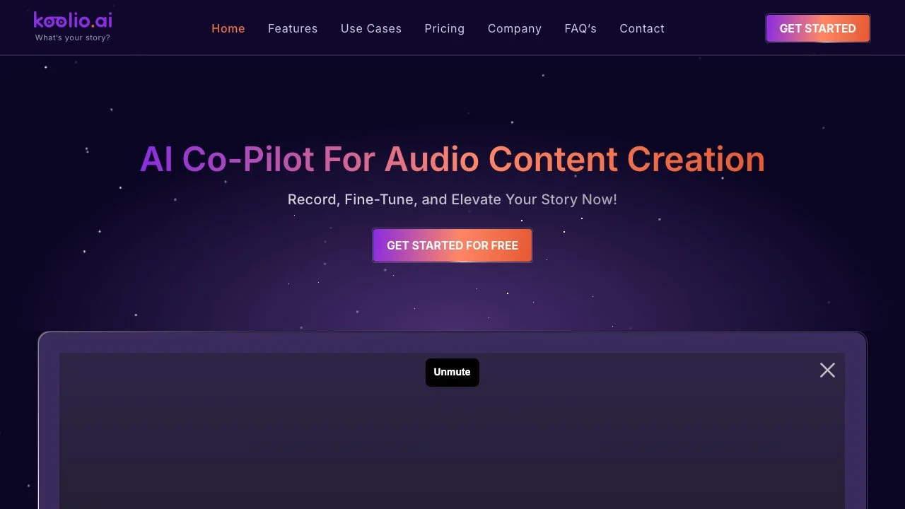 Transform Your Audio Storytelling with koolio.ai