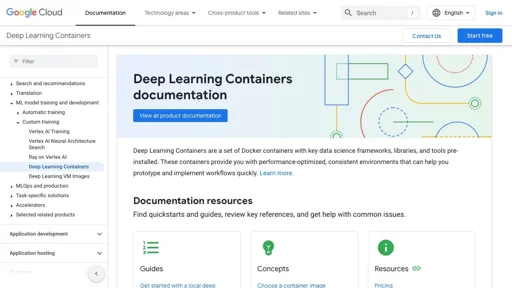 Deep Learning Containers