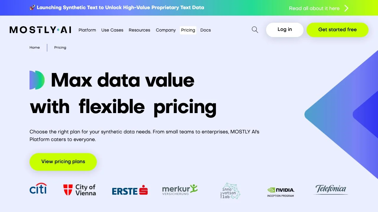 Unlock High-Value Proprietary Text Data with MOSTLY AI