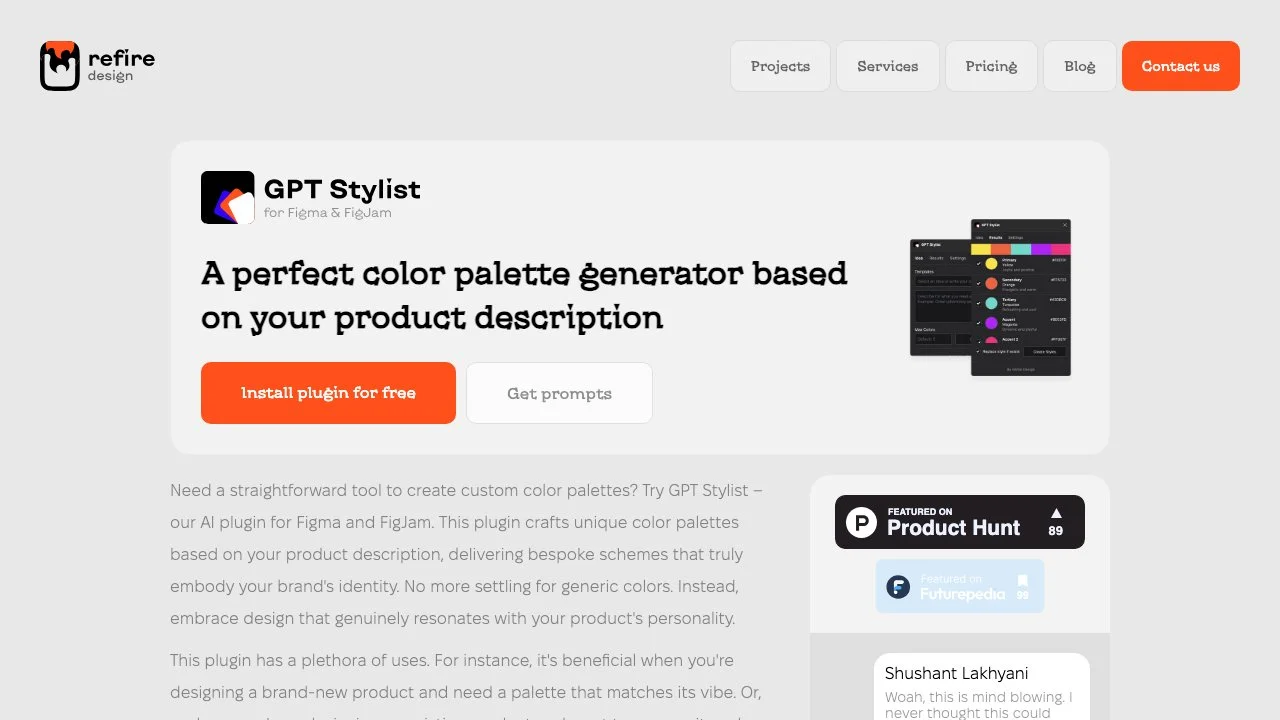 Create Stunning Color Palettes with GPT Stylist