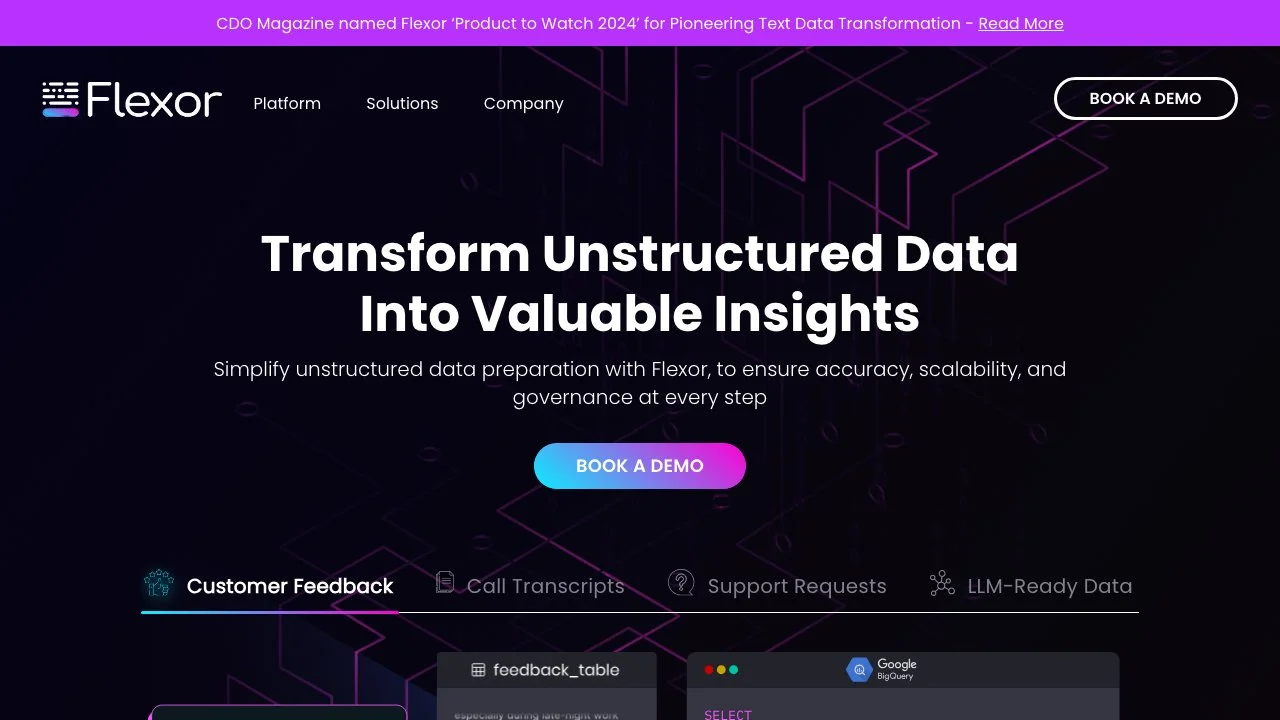 Unlock Insights with Flexor: The Future of Text Data Transformation