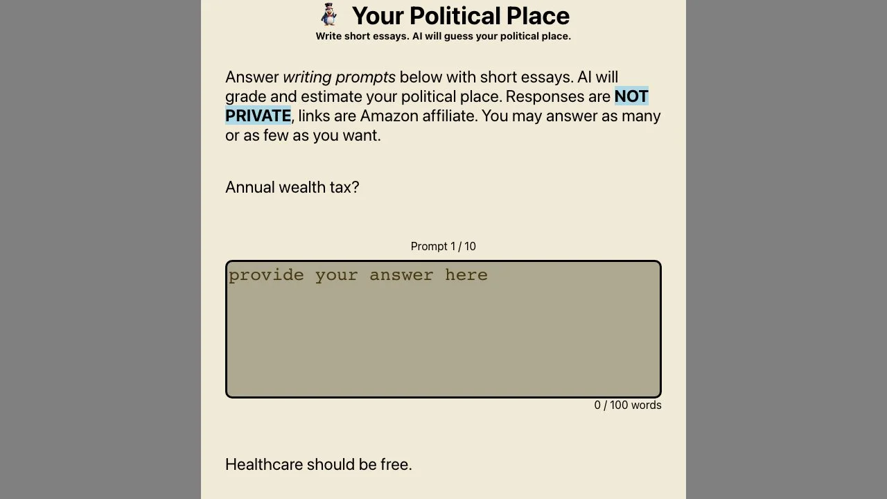 Discover Your Political Place with Engaging AI Prompts