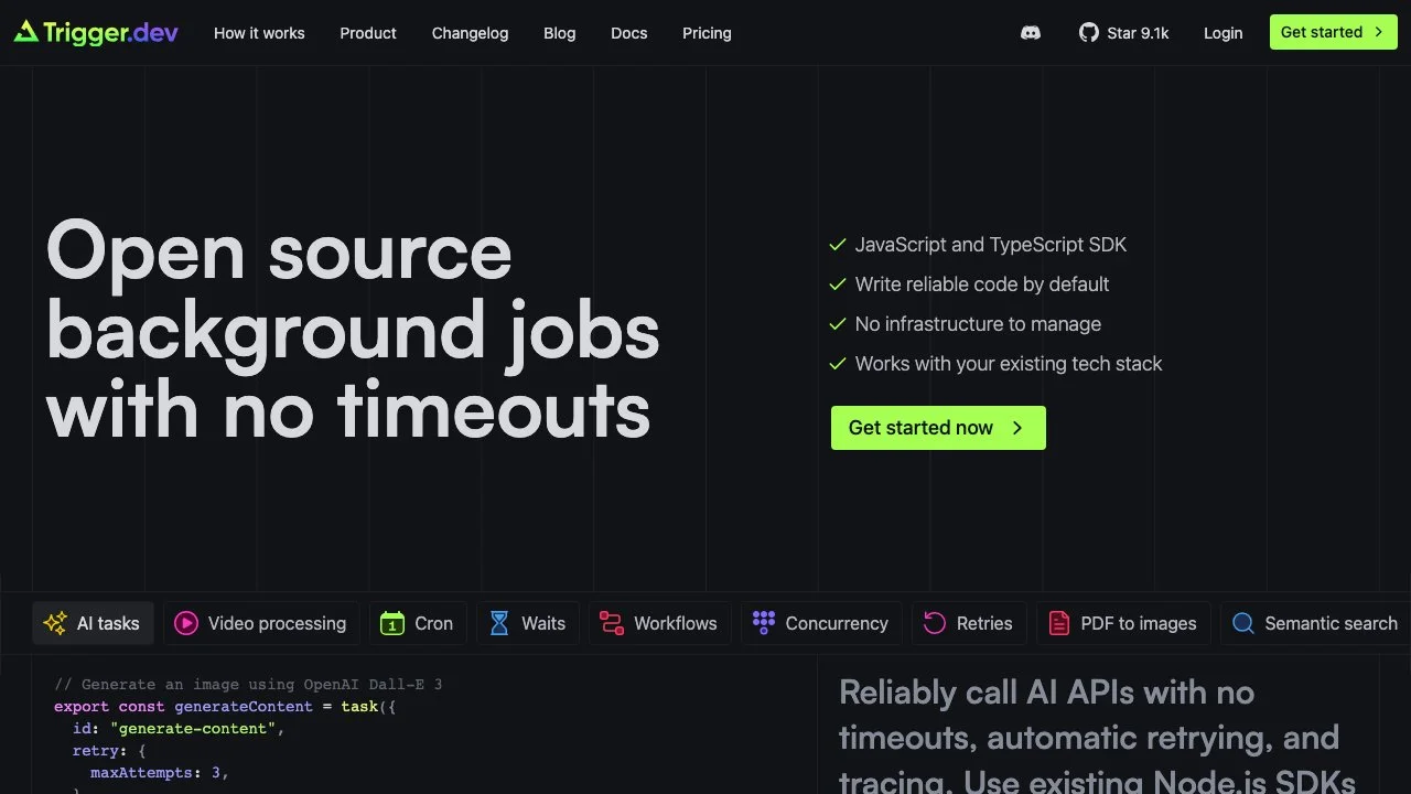 Trigger.dev: Open Source Background Jobs with No Timeouts