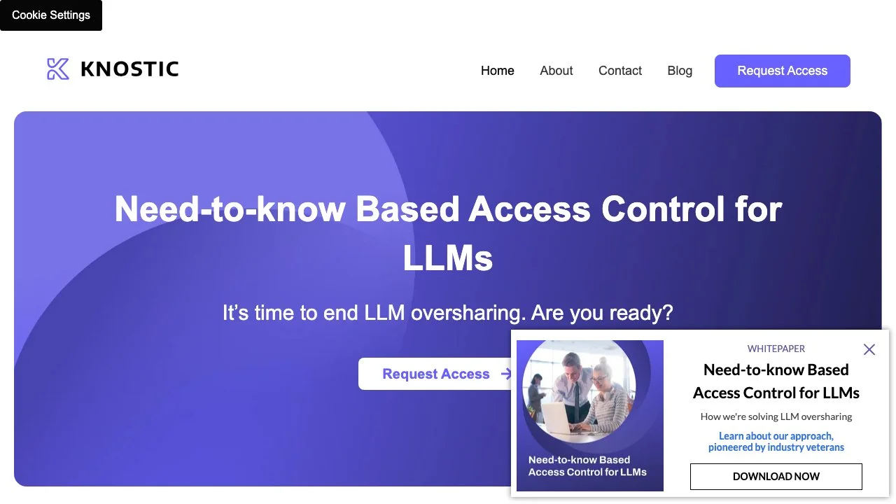 Knostic.ai: Secure Your LLMs with Need-to-Know Access Control