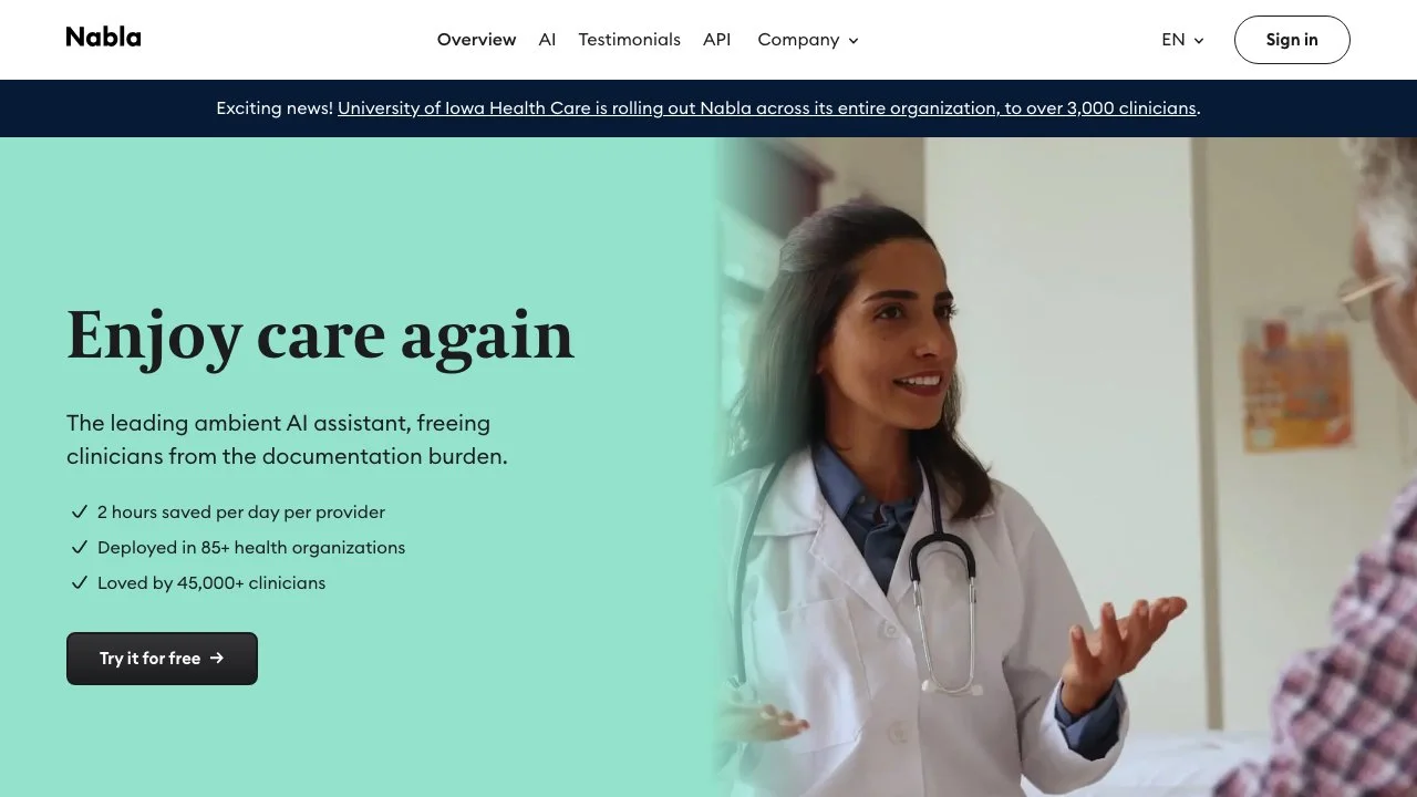 Nabla: The AI Assistant Transforming Clinical Documentation