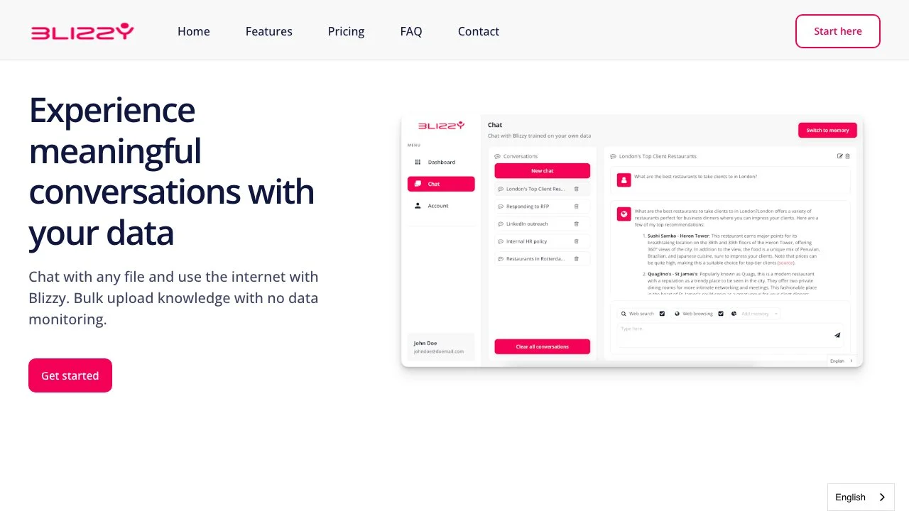 Blizzy AI: Your Ultimate Data Interaction Tool