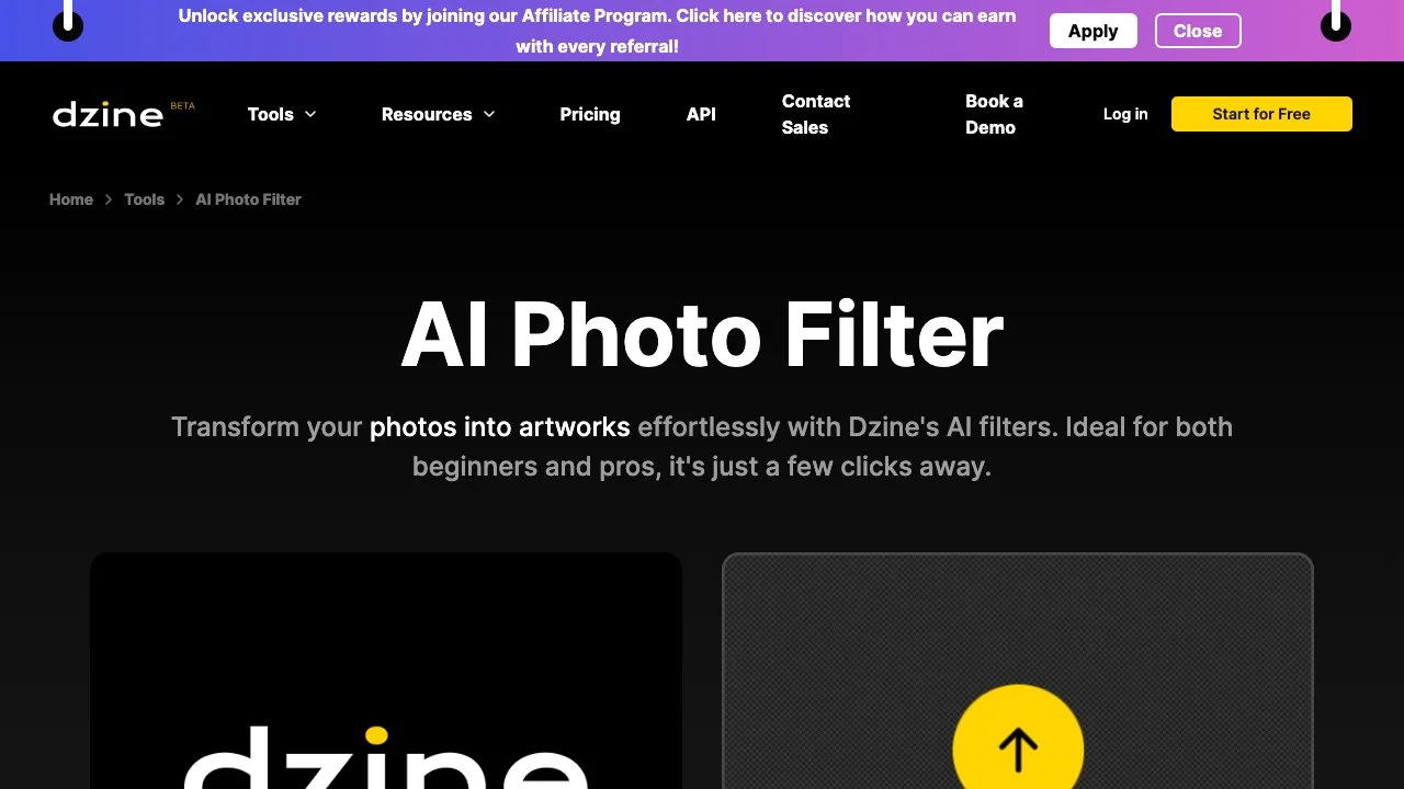 Transform Your Images Effortlessly with Dzine AI Photo Filter