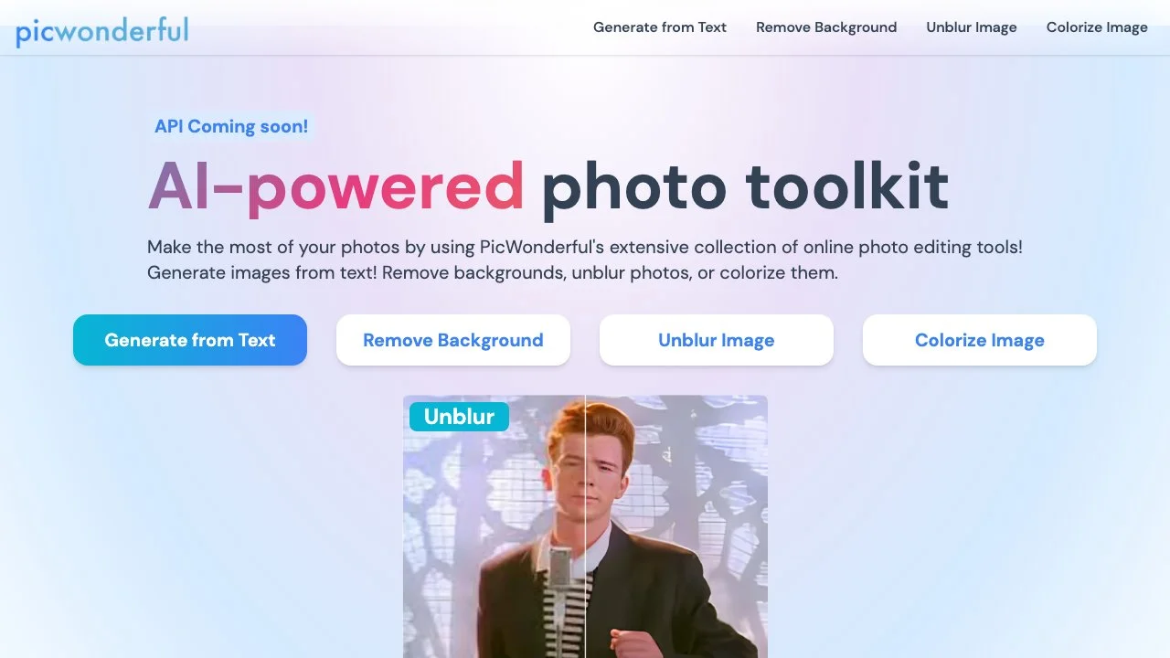 Elevate Your Photos with PicWonderful: The Ultimate AI Toolkit