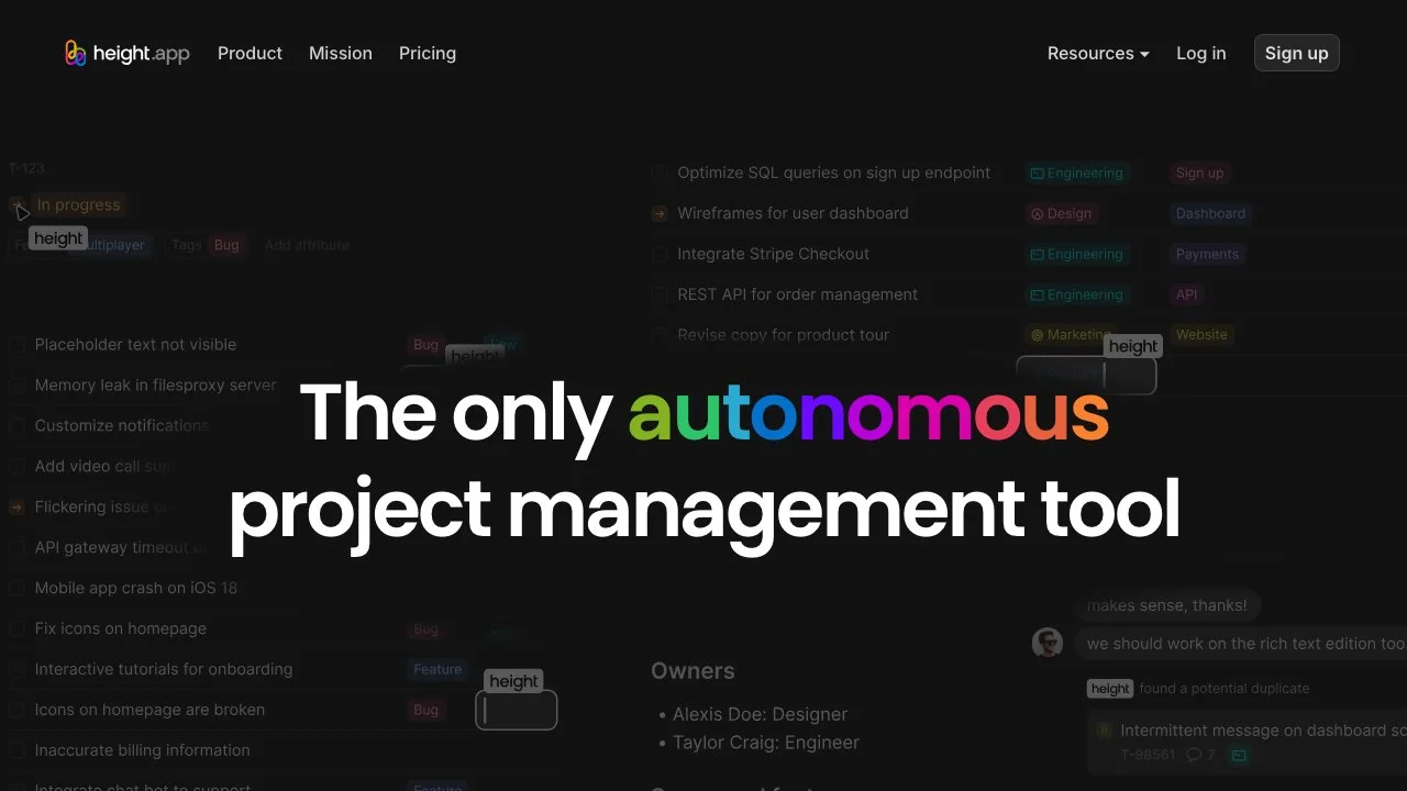 Height: The Autonomous Project Management Tool