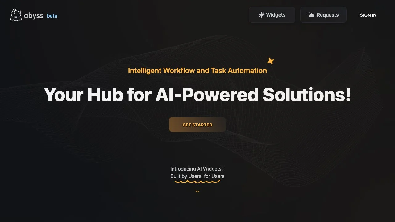 Abyss Hub: Your AI Widget Solution