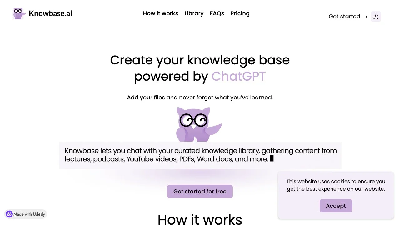 Knowbase.ai - Store and Chat with Your Knowledge Base