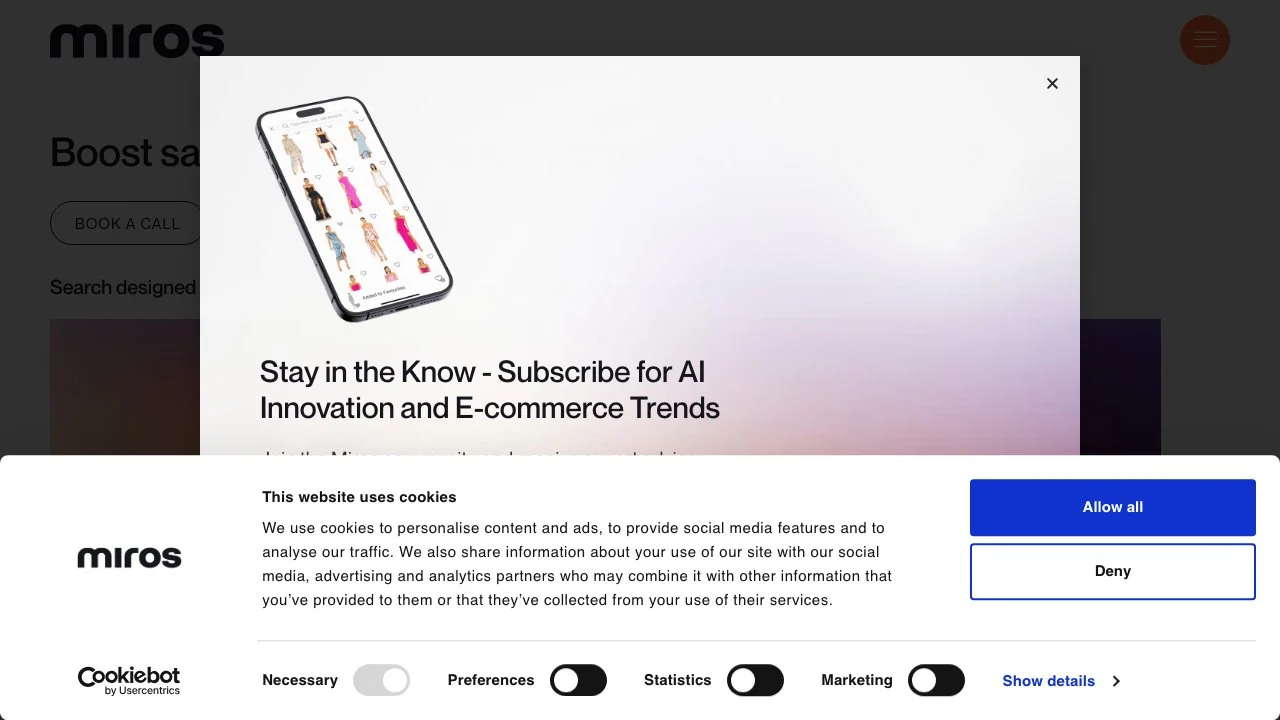 Miros: Revolutionizing E-commerce with Visual AI Solutions