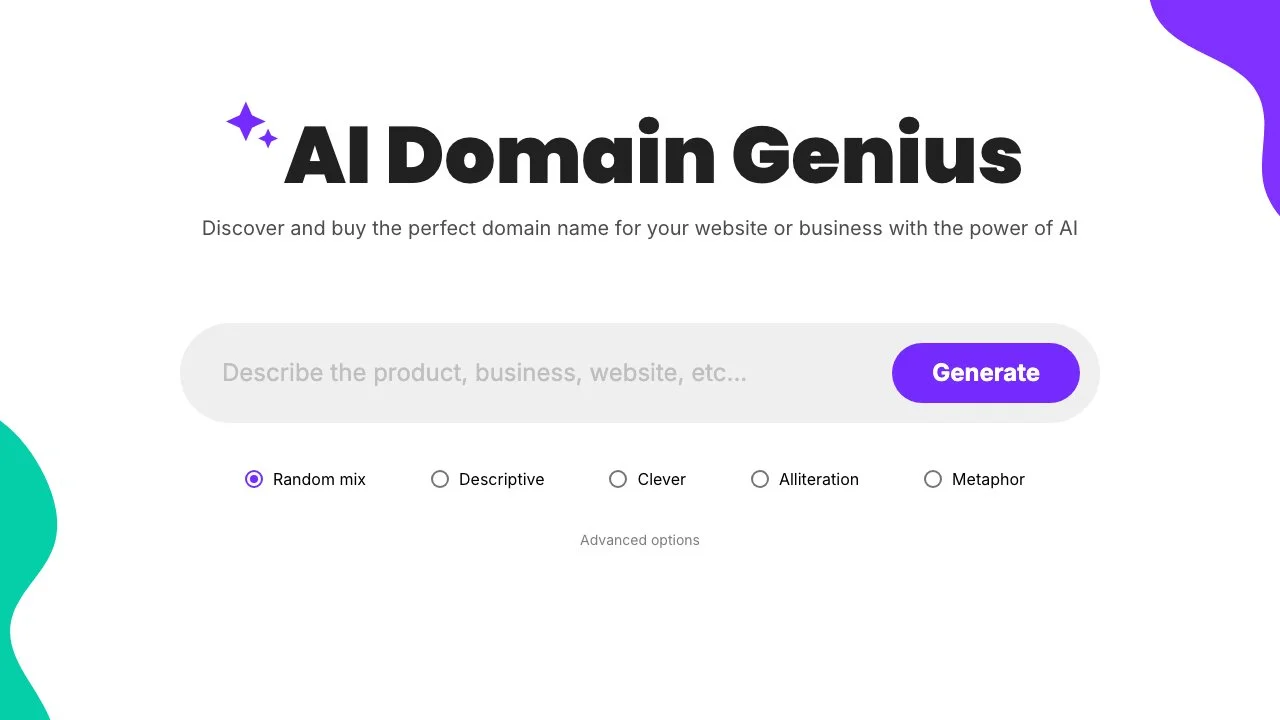 AI Domain Genius - Your Ultimate Domain Name Generator