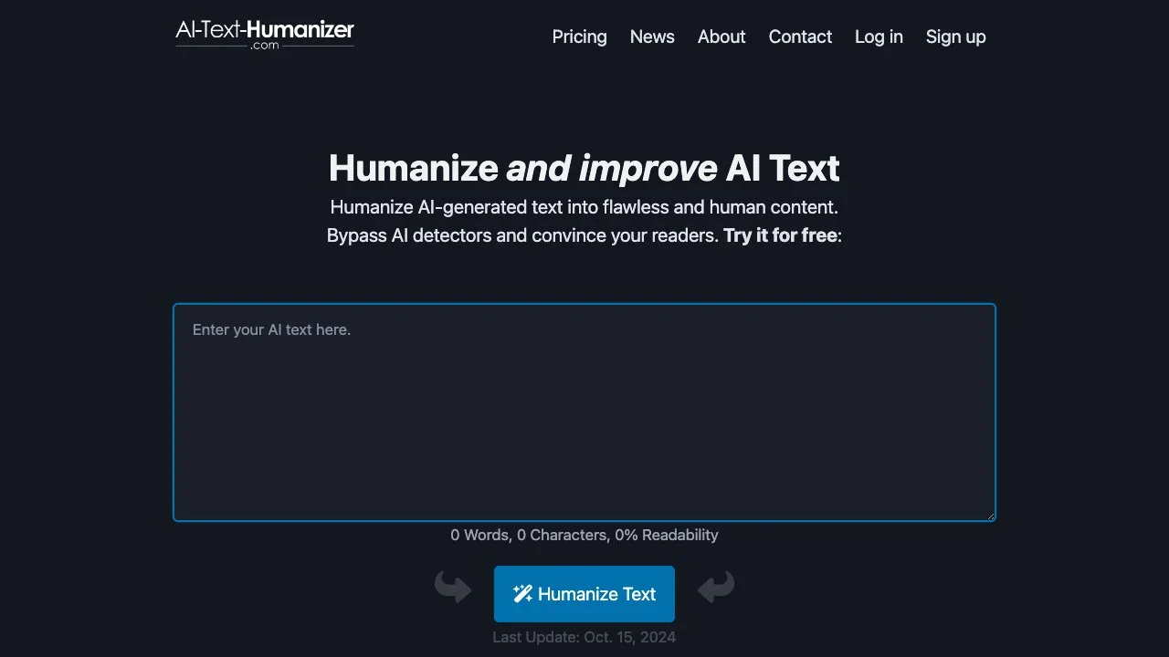 AI Text Humanizer - Vượt qua kiểm tra AI, Thuyết phục người đọc