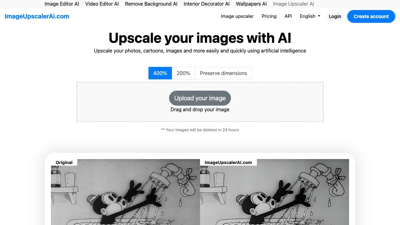 ImageUpscalerAI: Effortless Image Upscaling with AI