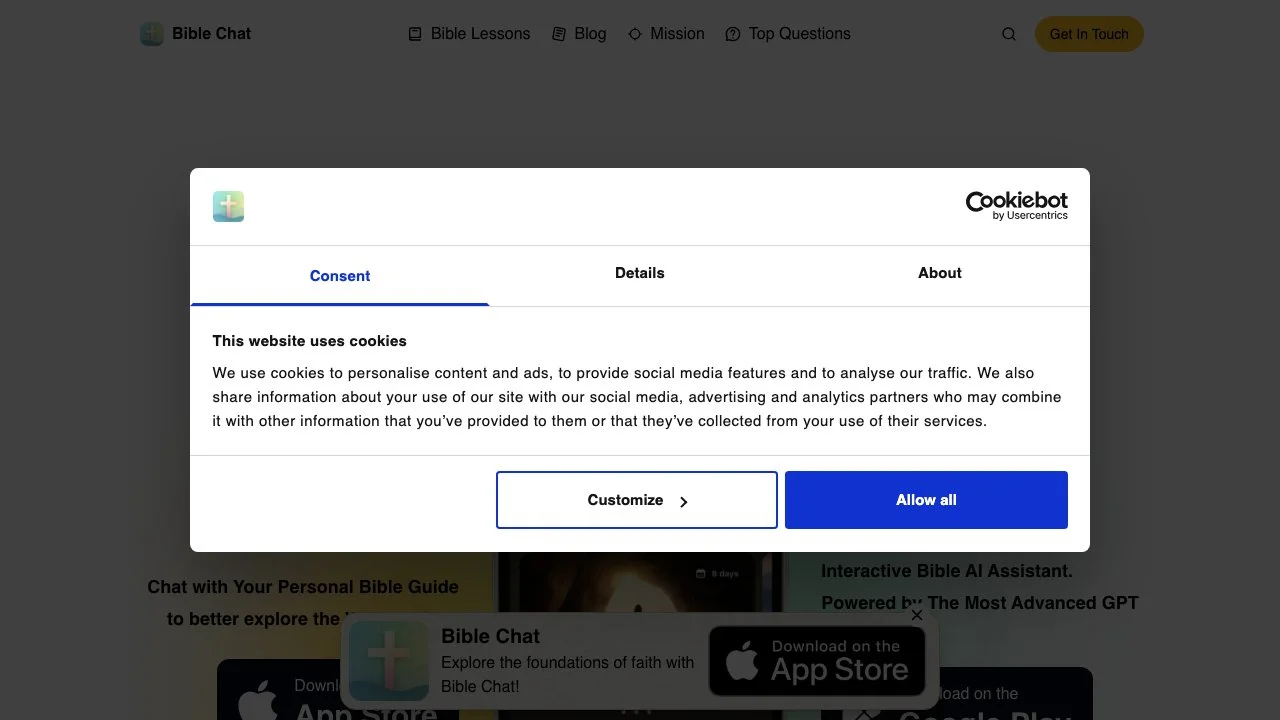 Ứng Dụng AI Bible Chat: Nhận Tư Vấn Cơ Đốc