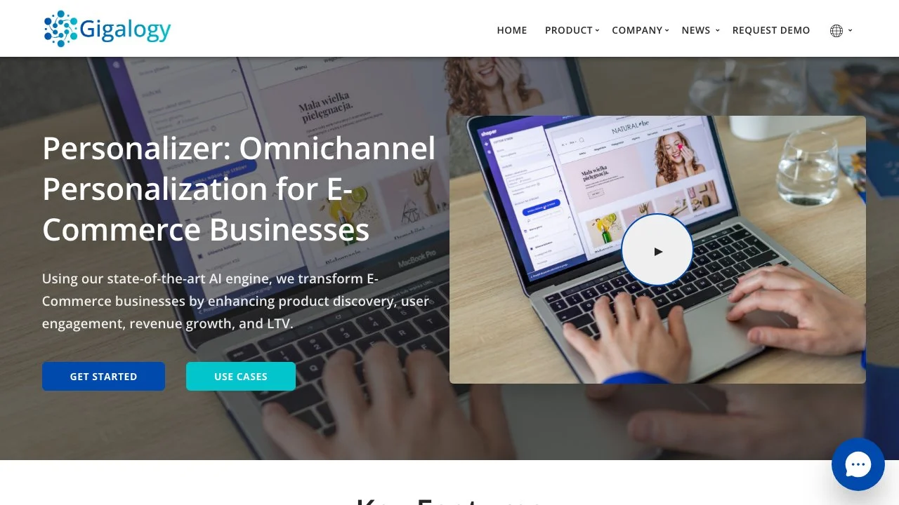 Gigalogy Personalizer: AI-Powered Omnichannel E-Commerce Solution