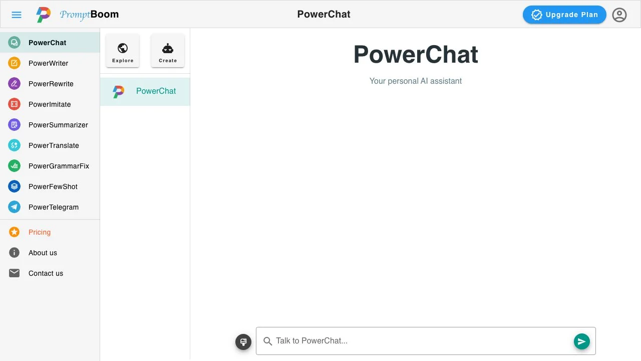 PowerChat: Your Personal AI Assistant for Writing & More