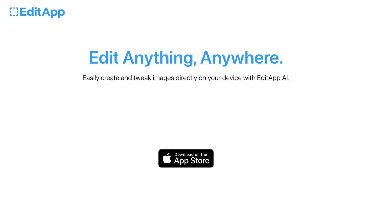 EditApp: Unleash Your Creativity with AI Image Editing