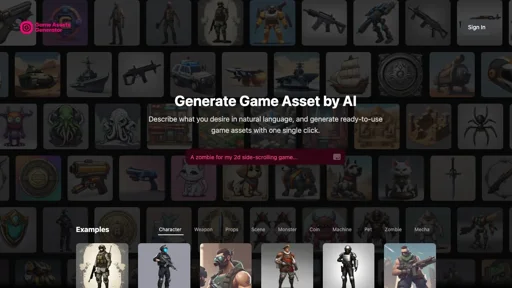 AI Game Assets Generator