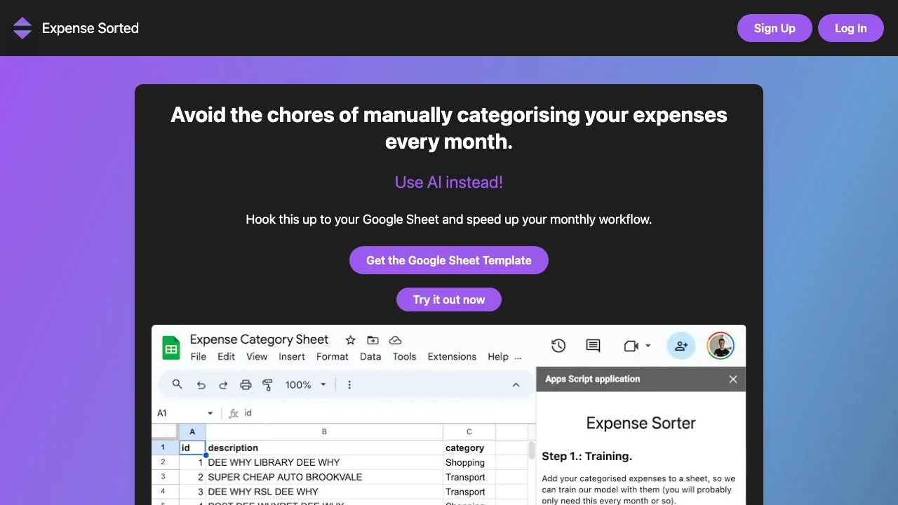 Expense Sorted: Automate Your Expense Management with AI