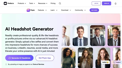 Pixpic AI Headshot Generator