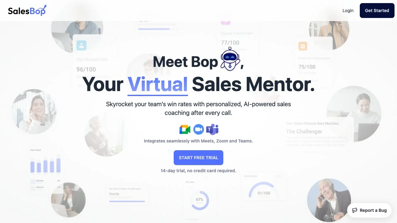 SalesBop: Your AI-Powered Sales Coach for Success