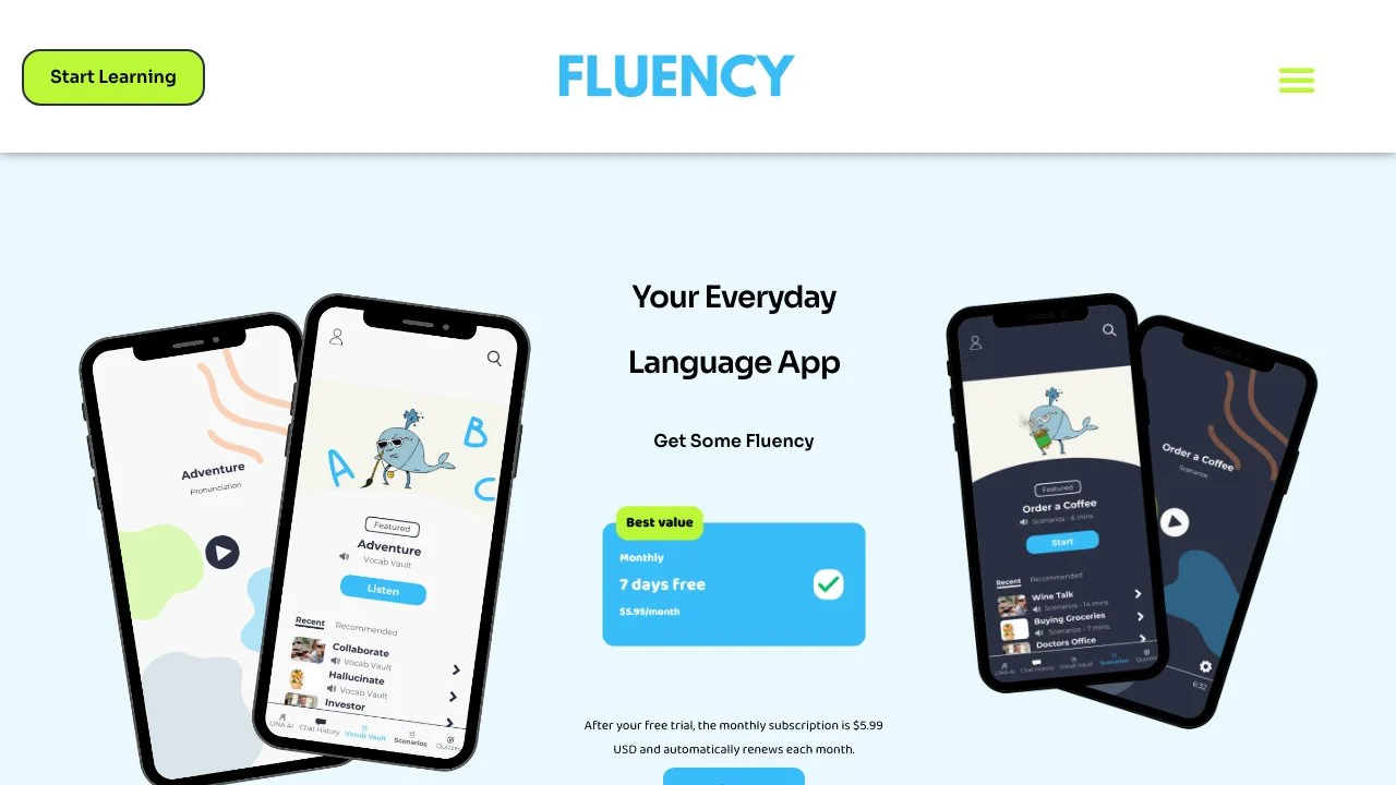 Fluency: Chinh Phục Ngôn Ngữ Với Hỗ Trợ AI