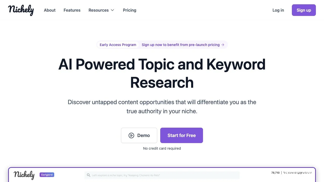 Nichely: Dominate Your Niche with AI-Powered Research