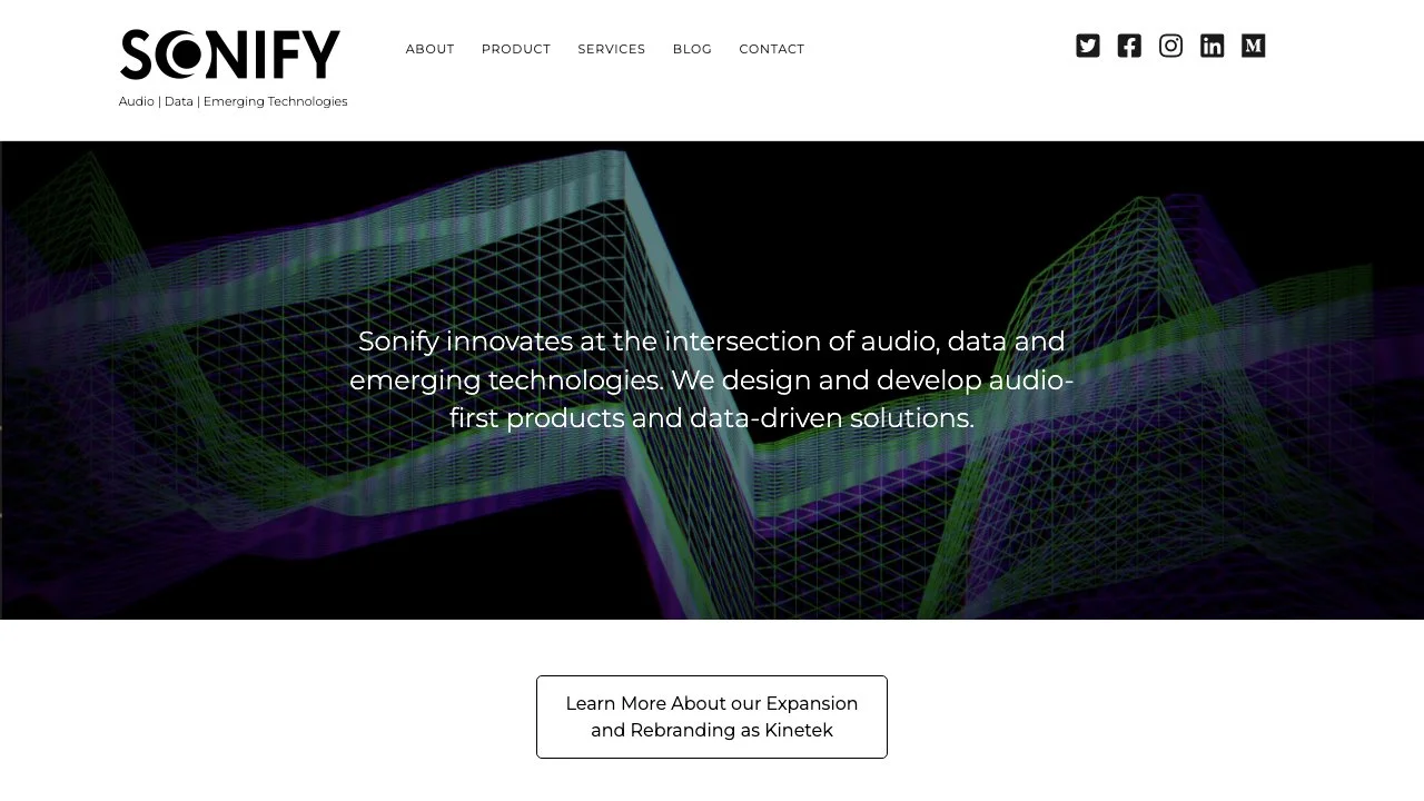 Sonify: Transforming Data into Sound with Innovation